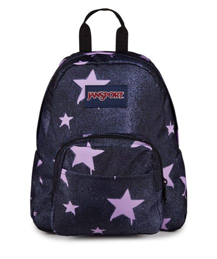 Half Pint Mini Backpack in Sprayed Stars Pastel Lilac