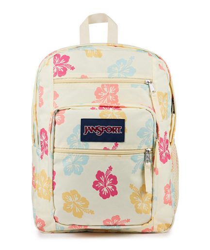 Big Student Backpack in Hibiscus Baby